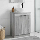 Bathroom Vanity with Sink Grey Sonoma 54 x 35 x 83 cm 890144