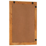 Bathroom Mirror 50x70x2.5 cm Solid Wood Acacia and Glass 356886
