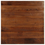 Table Top 90x90x2.5 cm Square Solid Wood Reclaimed 371213