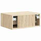 Wall-Mounted Bedside Cabinet 2 pcs Sonoma Oak 49 x 34.5 x 20 cm 898110