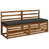 2-Piece Bench Cushions VUGHT 2 pcs 100% Polyester Anthracite 951999