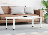 Coffee Table White 100 x 50 x 45 cm Solid Pine Wood 892766