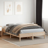 Bed Frame without Mattress 140x200 cm Solid Wood Pine 842698