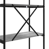 Bookshelf Grey Sonoma 60 x 30 x 146 cm Engineered wood 879914