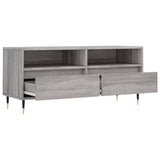 TV Cabinet Grey Sonoma 100x34.5x44.5 cm Engineered Wood 831234