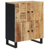 Sideboard with 4 Doors 60x33x75 cm Solid Wood Mango 352917