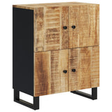 Sideboard with 4 Doors 60x33x75 cm Solid Wood Mango 352917