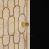 Side Cabinet 80x33x75 cm Solid Wood Mango 358275
