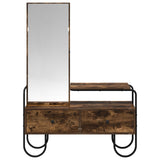 Dressing Table Smoked Oak 100 x 36.5 x 136 cm Engineered Wood 8007685