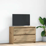 TV Cabinet Artisan Oak 80x35x54 cm Engineered Wood 861795