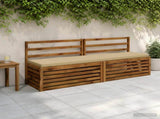 2-Piece Bench Cushions SOEST 100% Polyester Beige 949165