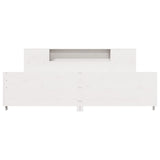 Bed Frame without Mattress White 180x200 cm Super King Solid Wood Pine 3323642