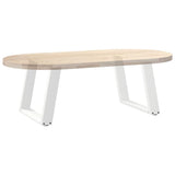 Coffee Table Legs U-Shaped 2 pcs White 50x cm Steel 4012765