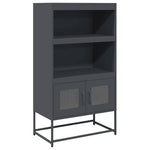 ZNTS Highboard Anthracite 68x39x123 cm Steel 853370