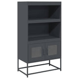 ZNTS Highboard Anthracite 68x39x123 cm Steel 853370