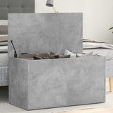 803060 Storage Chest Concrete Grey 84x42x46 cm Engineered Wood