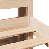 Bookcase Bed without Mattress 90x200cm Solid Wood Pine 3322257