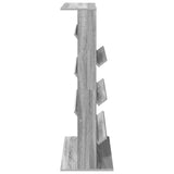 Magazine Rack Grey Sonoma 70 x 41 x 126 cm Engineered Wood 899532