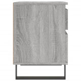 ZNTS Bedside Cabinet Grey Sonoma 40x35x50 cm Engineered Wood 830696