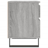 Bedside Cabinet Grey Sonoma 40x35x50 cm Engineered Wood 830696