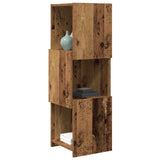 Corner Cabinet Old Wood 30.5x30x95cm Engineered Wood 889835