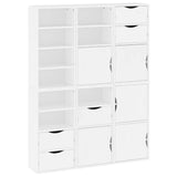Side Cabinets 6 pcs "ODDA" White 40x24x79 cm Solid Wood Pine 3365355