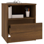 ZNTS Bedside Cabinets 2 pcs Brown Oak 40x40x50 cm Engineered Wood 815821