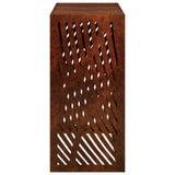 Air Conditioner Cover Rusty 110 x 50 x 105 cm Weathering Steel 8014121