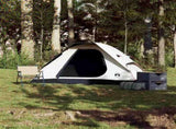 Camping Tent Dome 2-Person White Blackout Fabric Waterproof 94776