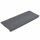 Stair Mats Self-adhesive 15 pcs 65x24.5x3.5 cm Grey 343479