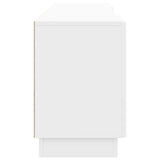 TV Cabinet High Gloss White 150 x 31 x 47 cm Engineered Wood 895379