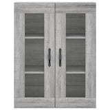 Highboard Grey Sonoma 69.5x34x180 cm Engineered Wood 3198375