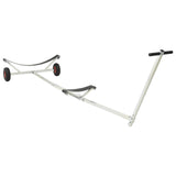Adjustable Boat Trailer with Pneumatic Tires 200 kg Load Silver 42043573