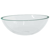 Basin Glass 50x37x14 cm Transparent 345237