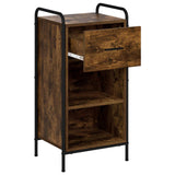 Sideboard Smoked Oak 40 x 33 x 80.5 cm Engineered Wood 8013802