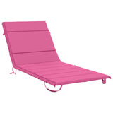Sunlounger Cushion GEMERT 100% Polyester Pink 200 x 70 x 3 cm 948553