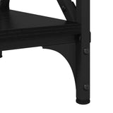 Coffee Table Black oak 80 x 45 x 45.5 cm Engineered wood 875733