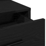 Dressing Table Black Oak 79 x 41 x 135 cm Engineered Wood 865083
