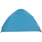 Camping Tent Dome 4-Person Blue Waterproof 94720