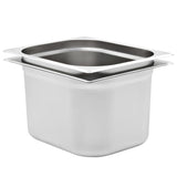Gastronorm Containers 2 pcs GN 1/2 200 mm Stainless Steel 50890