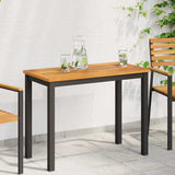 Table Top Oil Natural 90 x 45 x 2 cm Solid Acacia Wood 4108094