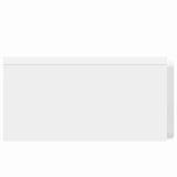 Wall-Mounted Side Table High Gloss White 87.5 x 34.5 x 17 cm 898329
