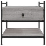Coffee Table Grey Sonoma 50x50x50 cm Engineered Wood 833968