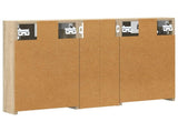 Bathroom Cabinet Set 3 pcs 80 x 10.5 x 50 cm Engineered wood 3403650
