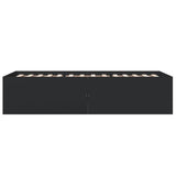 Bed Frame without Mattress Black 90x190 cm Single 3280973
