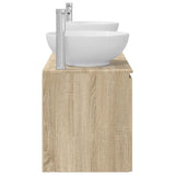 Bathroom Cabinet Set 3 pcs Sonoma Oak 49.5 x 44.5 x 65 cm 3405689