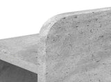 Bed Frame with Storage Concrete Grey 150 x 200 cm 3433879