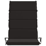 6-Piece High Back Bhair Cushions GEMERT 100% Polyester Black 946082