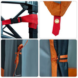 Inner Tent with Roof Grey and Orange 290 x 288 x 234 cm Taffeta 42001177