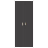 Storage Cabinet Black 80 x 40 x200 cm Steel 3406190
